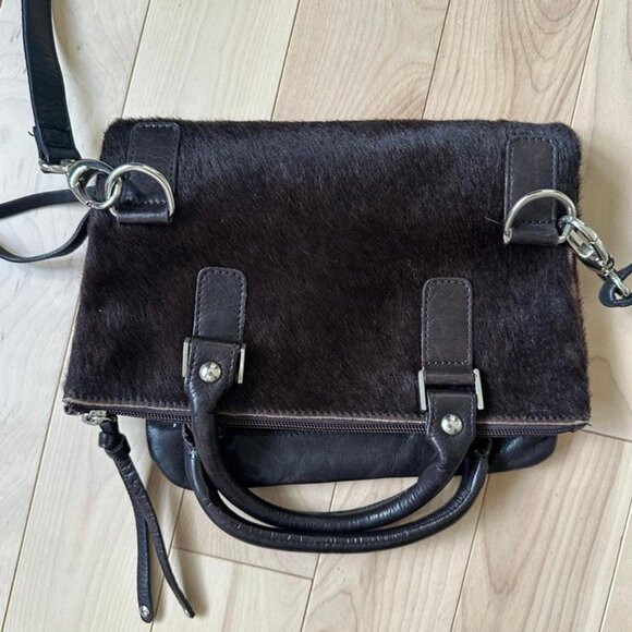 Maurizio Taiuti Genuine Cowhide Fold-Over Bag – Made in Italy - Picture 3 of 8